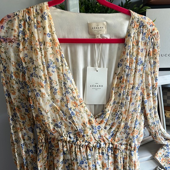 NWT Sézane Barbara dress size FR40 or US8 - Picture 2 of 8